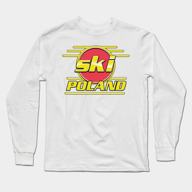 Ski Poland Long Sleeve T-Shirt by nickemporium1